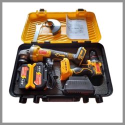   MUSTANG STAR sada náradia uhlová brúska a skrutkovač 2 batérie 48 V MS-2X48V