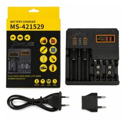 Univerzálna nabíjačka batérií MS-421529