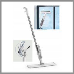 Mop s rozprašovačom a čističom na okná a zrkadlá MS80