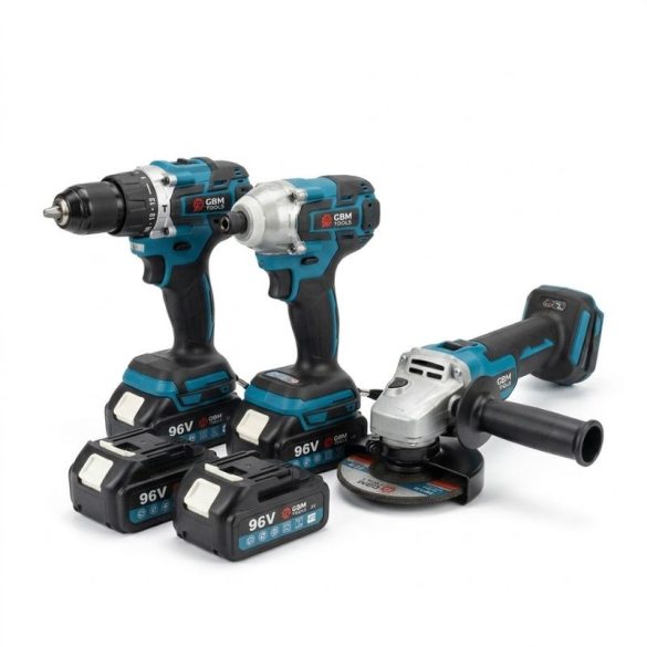 GBM TOOLS 3-dielna sada akumulátorového náradia bez uhlíkových kefiek MT-10165