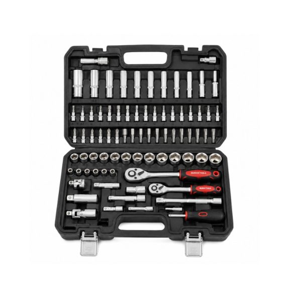 Munich Tools 108-dielna sada nástrčných kľúčov a náradia 1/4" + 1/2" MT108