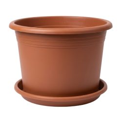 Plastový kvetináč v klasickom hnedom vyhotovení MVCS1