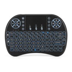   Mini bezdrôtová klávesnica s touchpadom a podsvietením MWK1