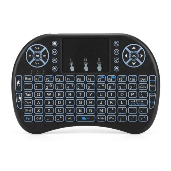 Mini bezdrôtová klávesnica s touchpadom a podsvietením MWK1