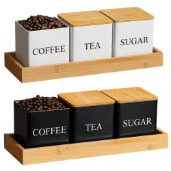 3-dielna sada kovových nádob na skladovanie MX7338177