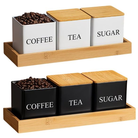 3-dielna sada kovových nádob na skladovanie MX7338177