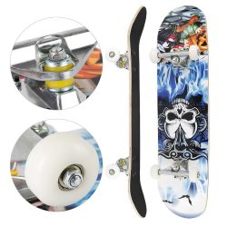 Skateboard s lebkovým vzorom 79 cm MY4355525