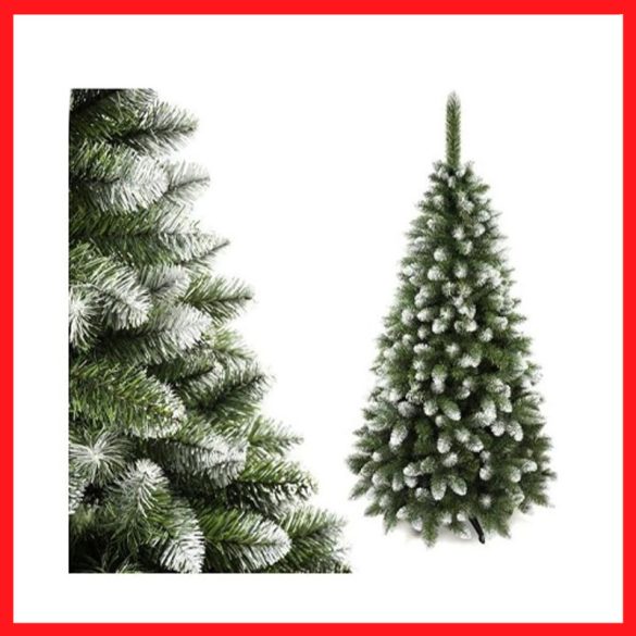 Umelý vianočný stromček 3D zasnežený 90 cm