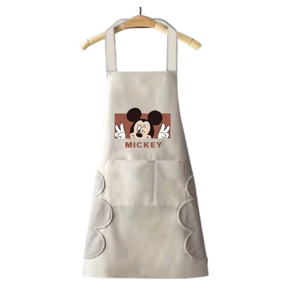 Kuchynská zástera s motívom Mickeyho myši – biela NE2247308-4