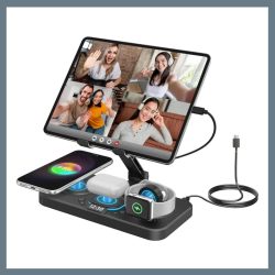   Bezdrôtová nabíjací stanica XTcome 6 v 1 – čierna NG1755494