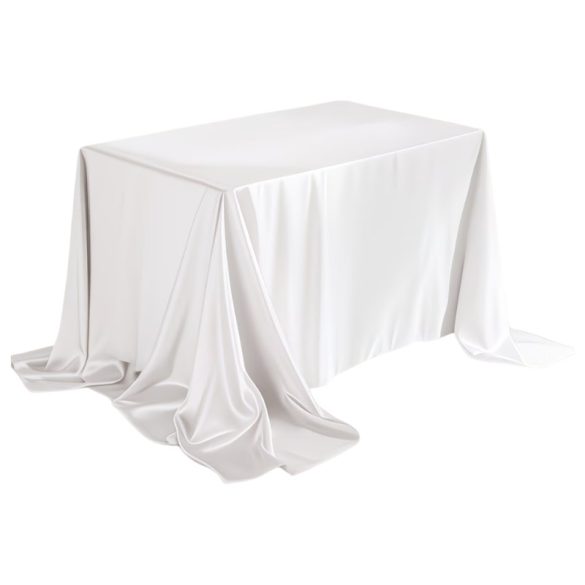 Saténová obrus 305 × 153 cm - Biela NM5392196-4