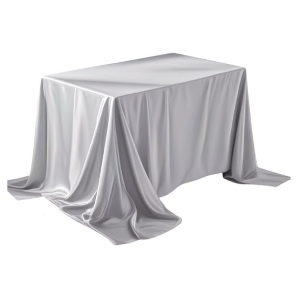 Saténová obrus 305 × 153 cm - Šedá NM5392196-5