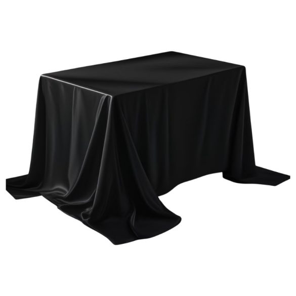 Saténová obrus 305 × 153 cm - Čierna NM5392196-7
