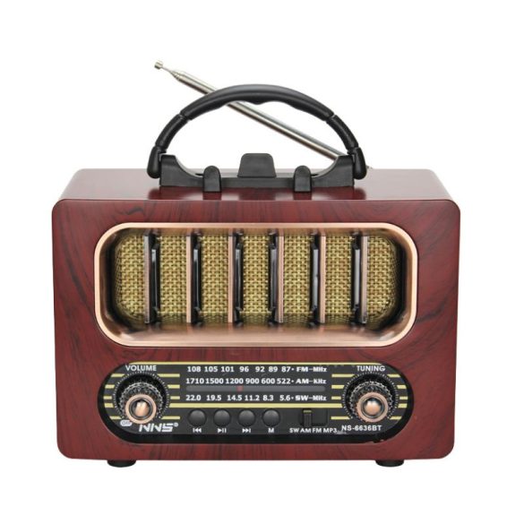 Retro Bluetooth rádio NNS NS-6636BT