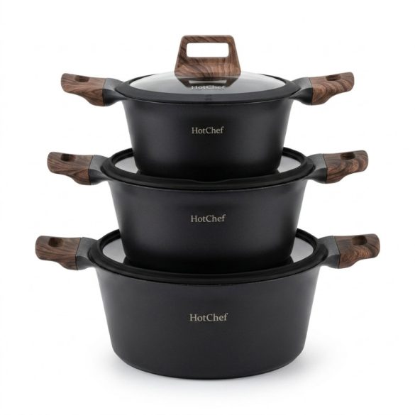 Sada riadu HotChef v matnej čiernej farbe – elegancia a funkčnosť NUBE26-21F