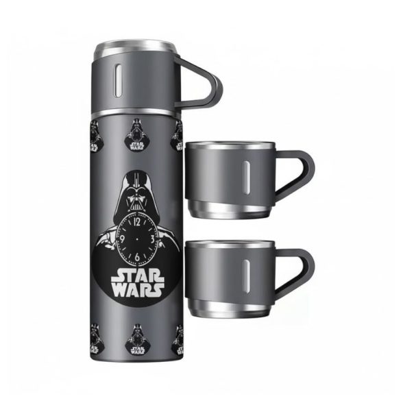 Súprava termosky Star Wars Darth Vader – 500 ml Tmavosivá NW4225933S
