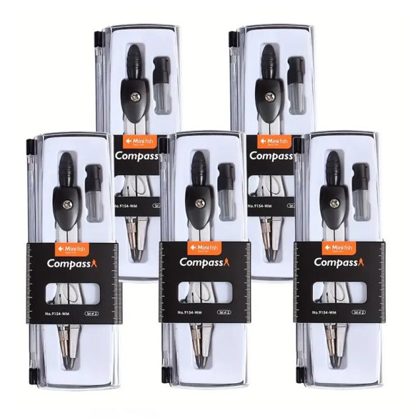 Presný kompas Minifish s dobíjateľnou ceruzkou, sada 5 ks NX568643-5