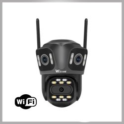 WIFI bezpečnostná kamera – 3 objektívy ONVIF-2CPU