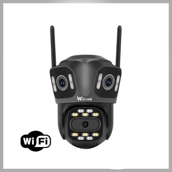 WIFI bezpečnostná kamera – 3 objektívy ONVIF-2CPU