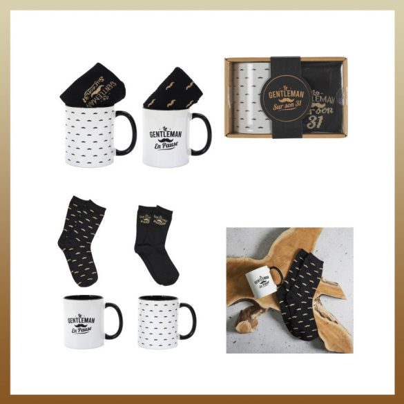 Darčeková sada pre mužov s hrnčekom a ponožkami PA0026