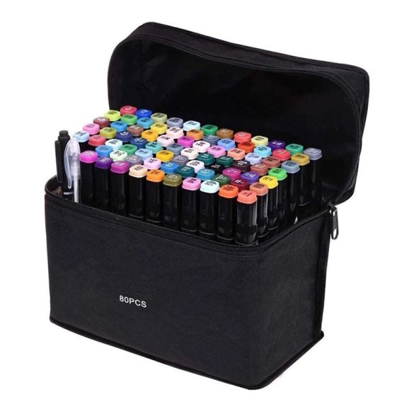 80-dielna sada fixiek s obojstrannými hrotmi a úložným vreckom PAK544675