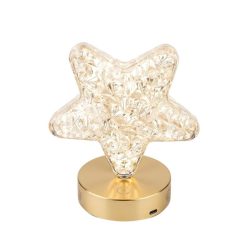   Stolná lampa s LED kryštálovým efektom v tvare hviezdy PC-8207
