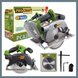   Procraft PCA20 Akumulátorová kotúčová píla bez batérie a nabíjačky PCA20