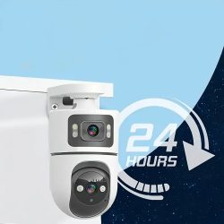   WiFi vonkajšia bezpečnostná kamera, otočná 360 stupňov, nočné videnie, detekcia osôb PE4051825