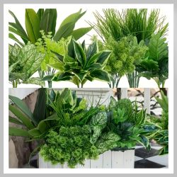   18 kusov vonkajších umelých rastlín odolných voči UV žiareniu PG1146649