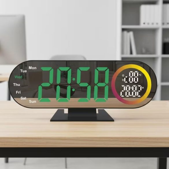 LED budík s hlasovým ovládaním so zeleným displejom PG12807065-Z