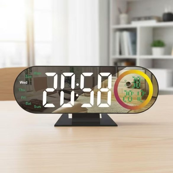 Hlasovo ovládaný LED budík s bielym displejom PG12807065