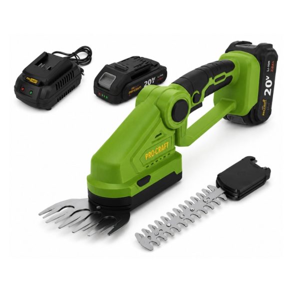 ProCraft akumulátorová kosačka na trávu a strihač kríkov 20 V PGH2100