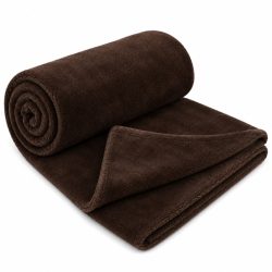   Mikrovláknová prikrývka P Hope – tmavohnedá – 200 x 230 cm PH-200x230SB