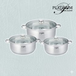 Platinum 6-dielna súprava nerezového riadu PL-11006