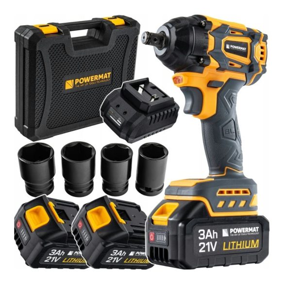 Powermat Akumulátorový vŕtač s príklepom, 21 V PM-AKU-21V-3M