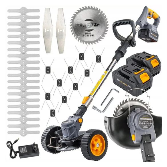 Powermat Akumulátorová kosačka na trávu, 1000 W, 21 V, PM-PKA-4AHM