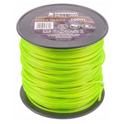   Rezací drôt Powermat s hviezdicovým profilom – 2,4 mm, 100 m PM0981