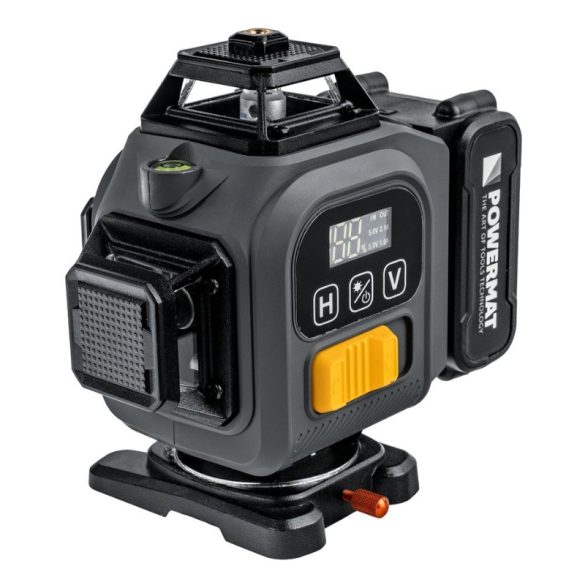 POWERMAT PM-PLK-4DM3 4D krížový laser – 16 línií, 360°, zelený laser PM1494