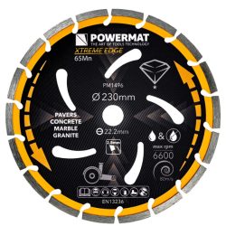 Diamantový rezací kotúč POWERMAT – 230 mm PM1496