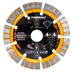   Diamantový rezací kotúč POWERMAT Extreme Edge – 125 mm PM1499