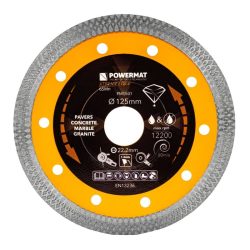   Diamantový rezací kotúč Powermat Extreme Edge 125 mm PM1501