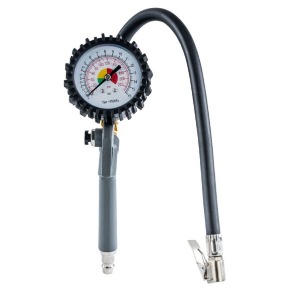 Powermat pištoľ na hustenie pneumatík s manometrom – 12 bar PM1543