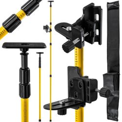   Teleskopická napínacia tyč Powermat pre laserovú vodováhu – 192–400 cm PM1588
