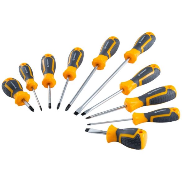 Sada magnetických skrutkovačov POWERMAT – 10-dielna PM1612