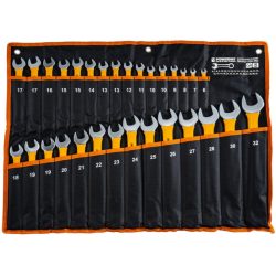   Sada 30-dielnych hviezdicových kľúčov Powermat 6–32 mm, z ocele Cr-V PM1624