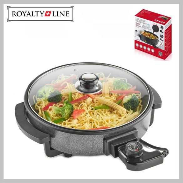 Royalty Line Multifunkčná prenosná elektrická panvica, 42 cm, 1500 W, PP-18214