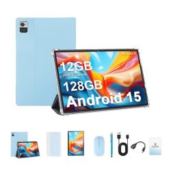   CRELANDER CR 25,7 cm Android 15 tablet modrý obal, klávesnica, myš a stylus sada PR6580737K