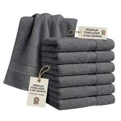   Sada 6 ks prémiových uterákov 70x140 cm Tmavošedá PTSZ-07