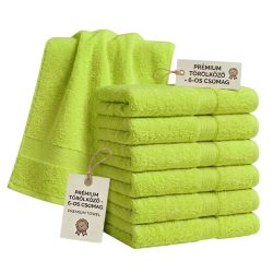   Sada 6 ks prémiových uterákov 70x140 cm Neónovo zelená PTSZ-11