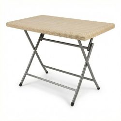   Záhradný jedálenský stôl Anadolu 3D Rattan – béžový PVC-RAT-07